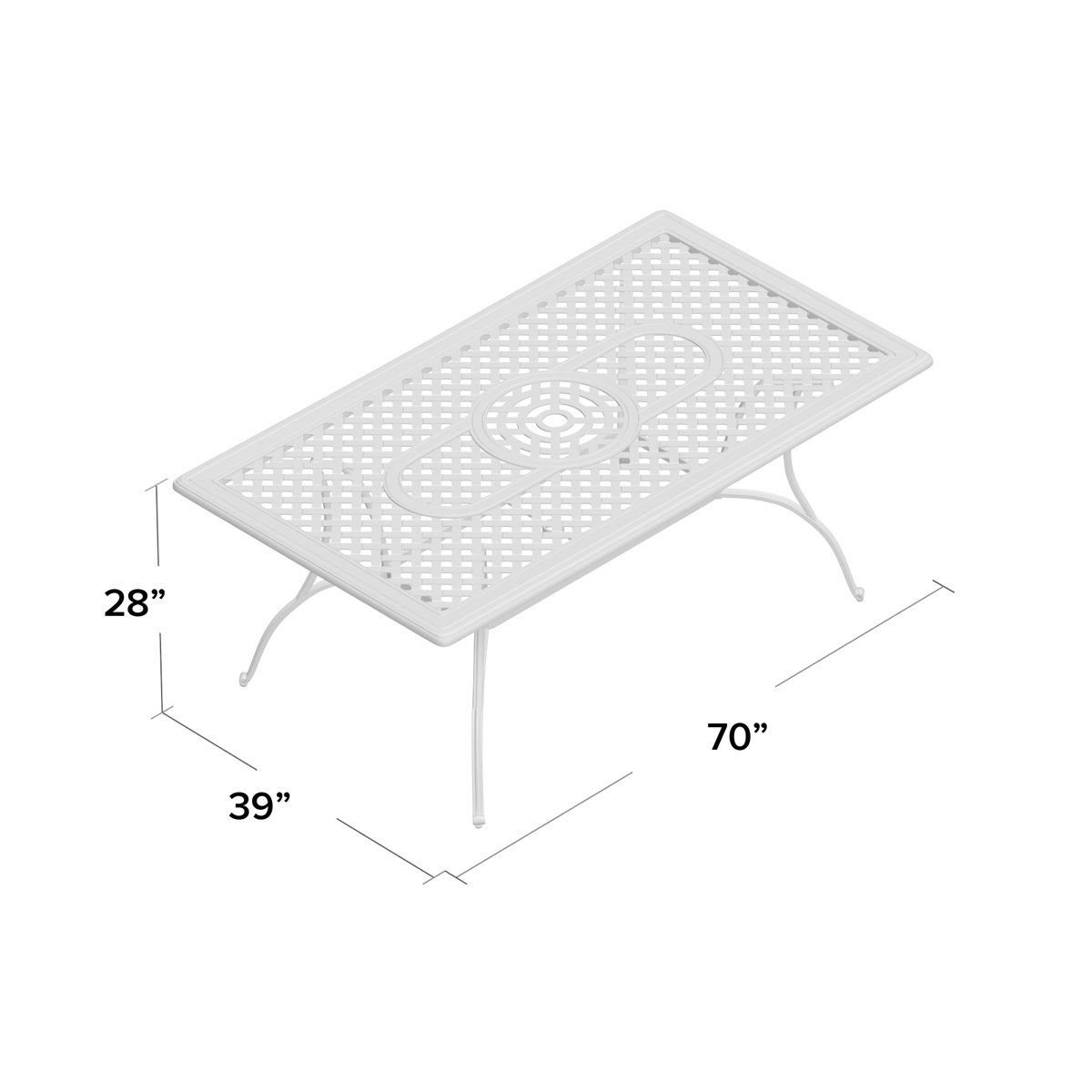 Darby Home Co Maytown Cast Aluminum Dining Table & Reviews Wayfair.ca